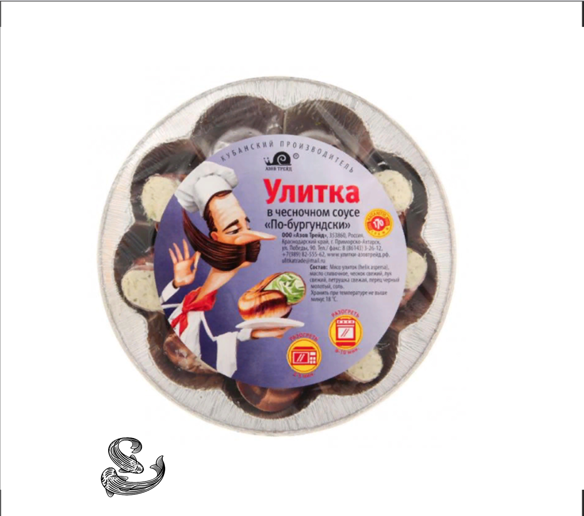 Улитки в грибном соусе КонФунги